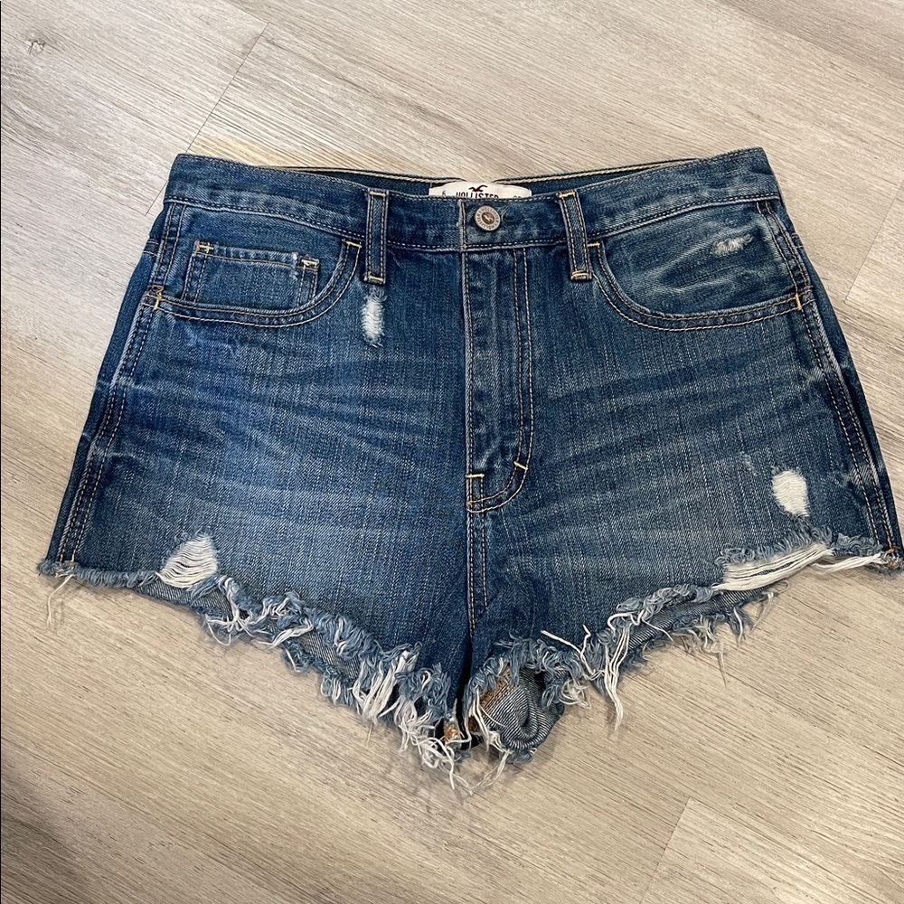Hollister Denim Shorts Daisy Dukes Size 5 W27